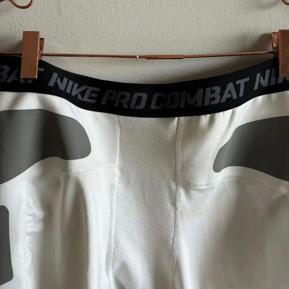 Nike Mens Nike Pro Combat Compression Short White Size XXL - Picture 3 of 5